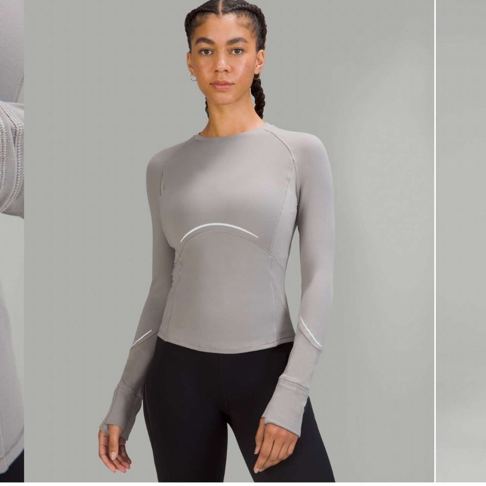 Lululemon Rulu Reflective Running Long Sleeve Shirt
Gull Grey!